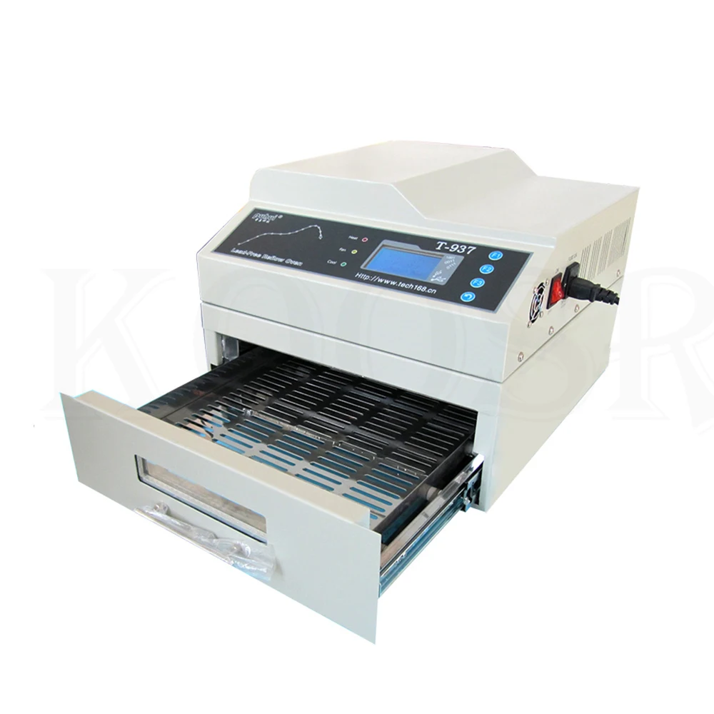 PUHUI Authorized T-937 Desktop Leadfree Reflow Oven Infrared IC Heater T937 Reflow Solder Oven BGA SMD SMT Rework Station T-937