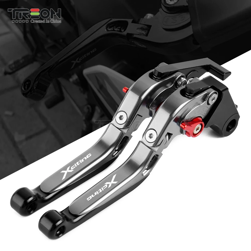 Motorcycle CNC Extendable Adjustable Foldable Brake Clutch Levers For KYMCO XCITING 300 250 CK250T CK300T ABS Xciting 400 500Ri |
