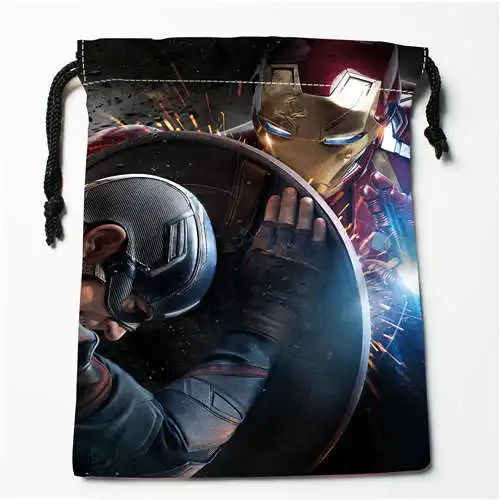 Bags Пользовательские печати captain_америка сумки для покупок на шнурках дорожный мешочек для хранения плавать Туризм игрушка сумка унисекс мульти Size18-12-05-63 - Цвет: Bags