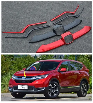

Car styling cover ABS trim Front logo mark decorative mark Grid Grill Grille racing frame stick For Honda CRV CR-V 2017 -2019