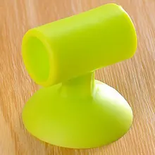 Мягкая силиконовая противоскользящая дверная защитная накладка на присоске, дверная ручка шкафа, замок, глушитель, крыло