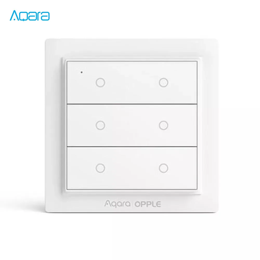 6 buttons Xiao mi aqara opplle DRAADLOZE Smart Switch internatorale Versie Werken Met mi thuis app для apple Homekit - Цвет: 6 buttons