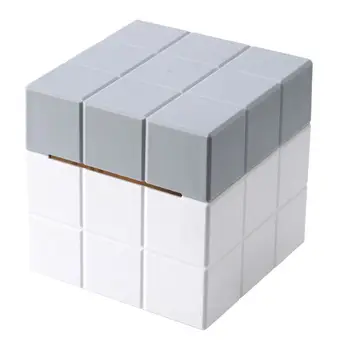 

Magic Cube Tissue Box Desktop Paper Holder Dispenser Storage Napkin Case Organizer for Home Car Hotel