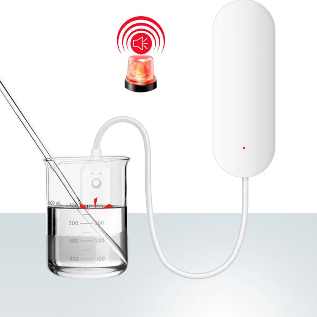 

Tuya WIFI Water Leakage Detector Water Leak Sensor Wireless Water Level Detector Flood Leakage Level Alarm Detector