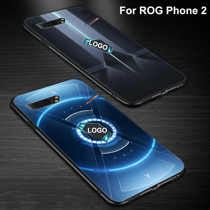 Чехол для Asus ROG Phone II тонкий и светильник мягкая задняя крышка из ТПУ 2 ZS660KL чехол с