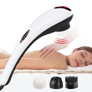 

4 In 1 Electric Massager Back Neck Massage Hammer Vibration Stick Roller Cervical Body Massage Relaxation Pain Relief Massagers