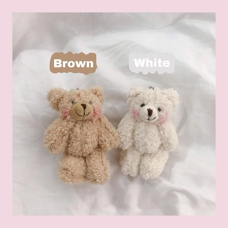 

Ant plush kawaii keychain plush keychain kawaii Cute plush doll bear pendant soft cute accessory keychain Bt21 Fur Pom Key