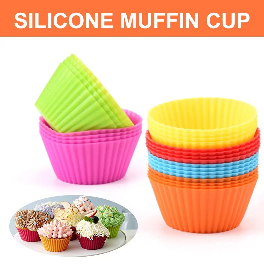 

Cake Plate Reusable Brownie Mold Fashion Cake Mould Cake Cup Silicone Kitchen Production Baking Tray Manual Family