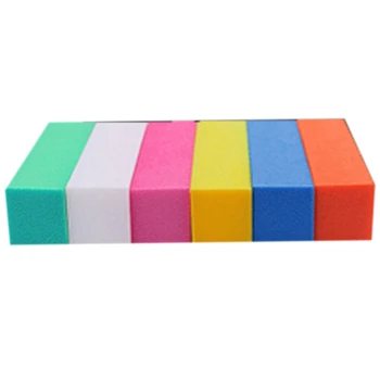 

10Pcs Candy Color Buffer Sanding Block Sponge Nail Files Polishing Manicure Tool