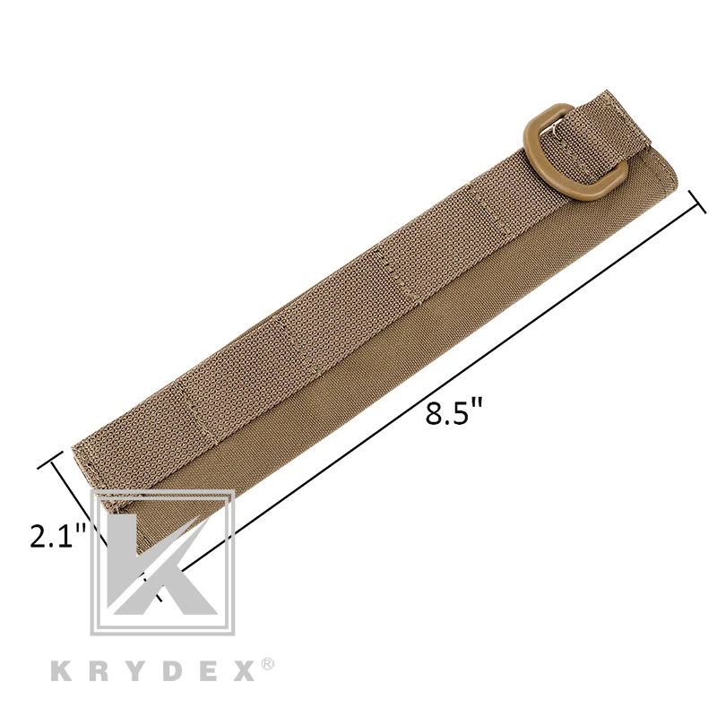 KRYDEX Tactical Headset Stand Protection Cover Modular Headband Earmuff Headphone Stand MOLLE Protection Case For HOWARD MSA CB