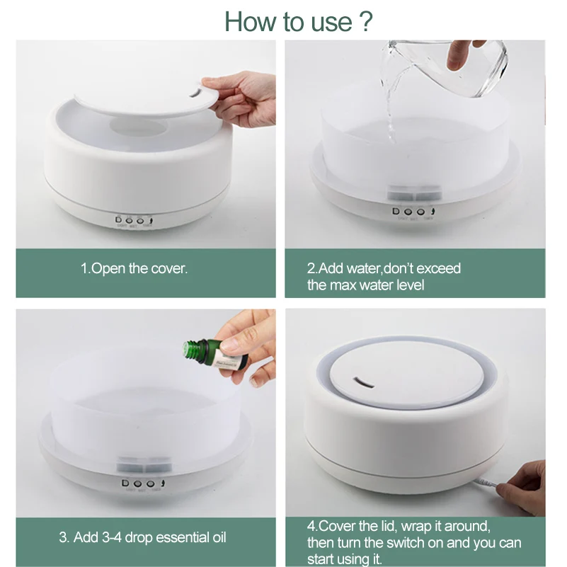 USB Ароматический диффузор для ароматерапии распылитель тумана домашний