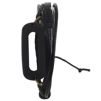 

FFYY-Leather Bracelet Replacement Wrist Strap For Xiaomi Mi Band 2 Smart Wristband