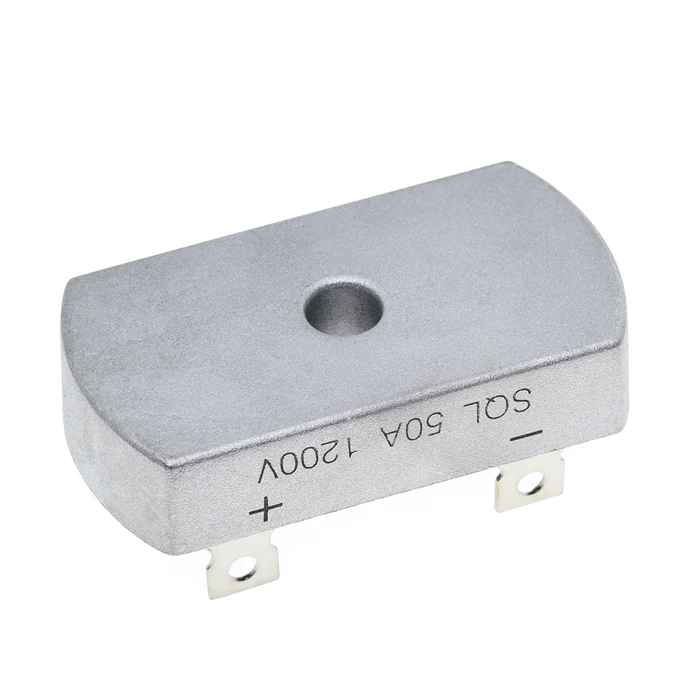 50A 1200V Aluminum Metal Case 3 Phase Diode Bridge Rectifier 50Amp SQL50A Module diode bridge rectifier electrical rectifier diodes rectifier diodes electrical diodes