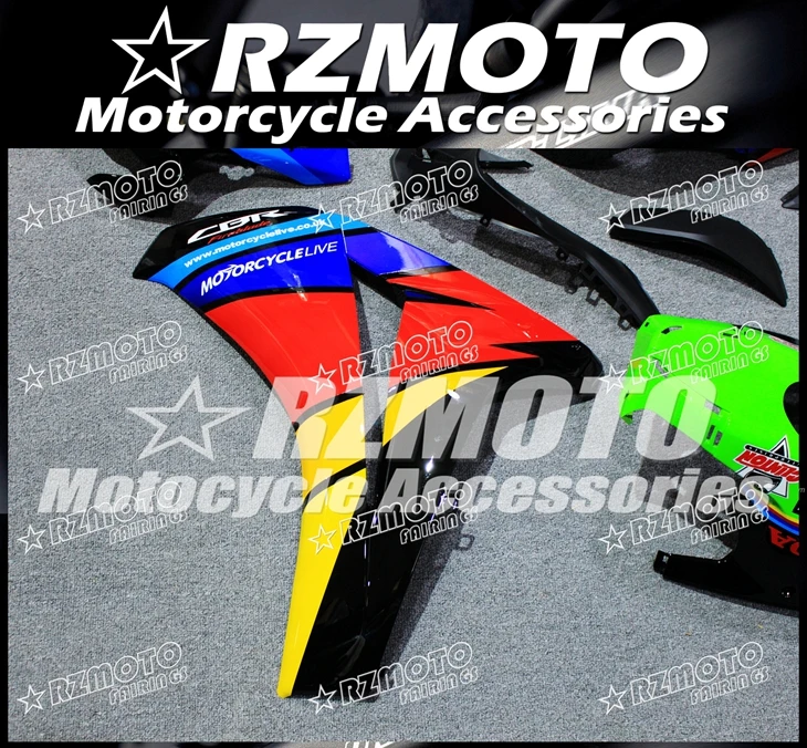 ABS мотоцикл обтекатель комплект для HONDA CBR1000RR 2008-2011 год кузов литья под давлением Магазин № 1062