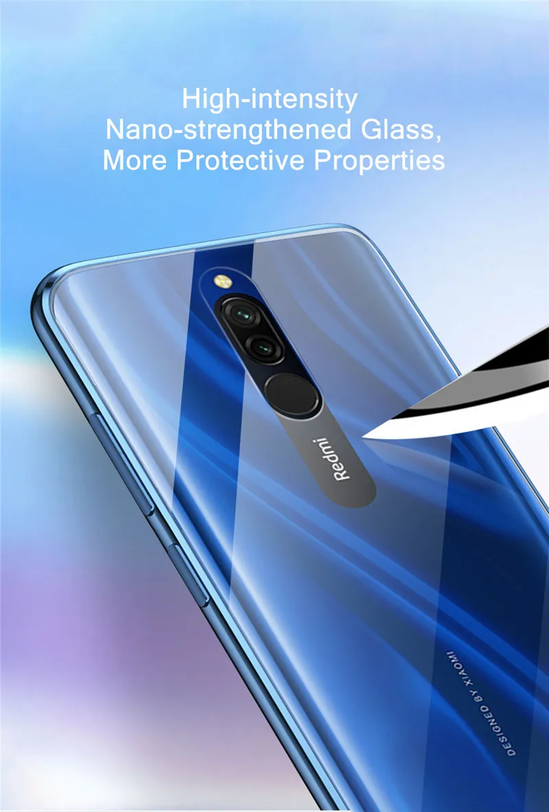 Магнитный адсорбционный чехол для телефона Xiaomi Redmi 8A 8 магнитный металлический 360 полностью прозрачный чехол из закаленного стекла для Redmi 8A чехол