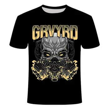 

2020 men's 3d printing skull series casual T-shirt men and women fashion all-match 3dt shirt short-sleeved shirt T-shirt top