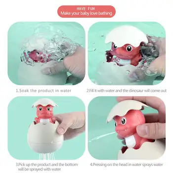 

Baby Bathing Toy Kids Cute Dinosaur Water Spray Sprinkler Bathroom Sprinkling Shower Swimming Water Toys Kids Gift