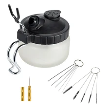 Набор инструментов для мытья аэрографа, держатель для очистки краски, бутылка, игольчатая насадка, щеточки, губчатые фильтры, спрей, инструменты для машинной стирки