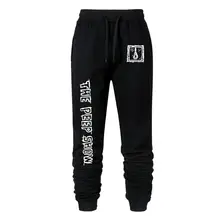 Новинка, Мужские штаны для бега с буквенным принтом, теплые зимние спортивные штаны, мужские брюки, спортивные штаны для бодибилдинга