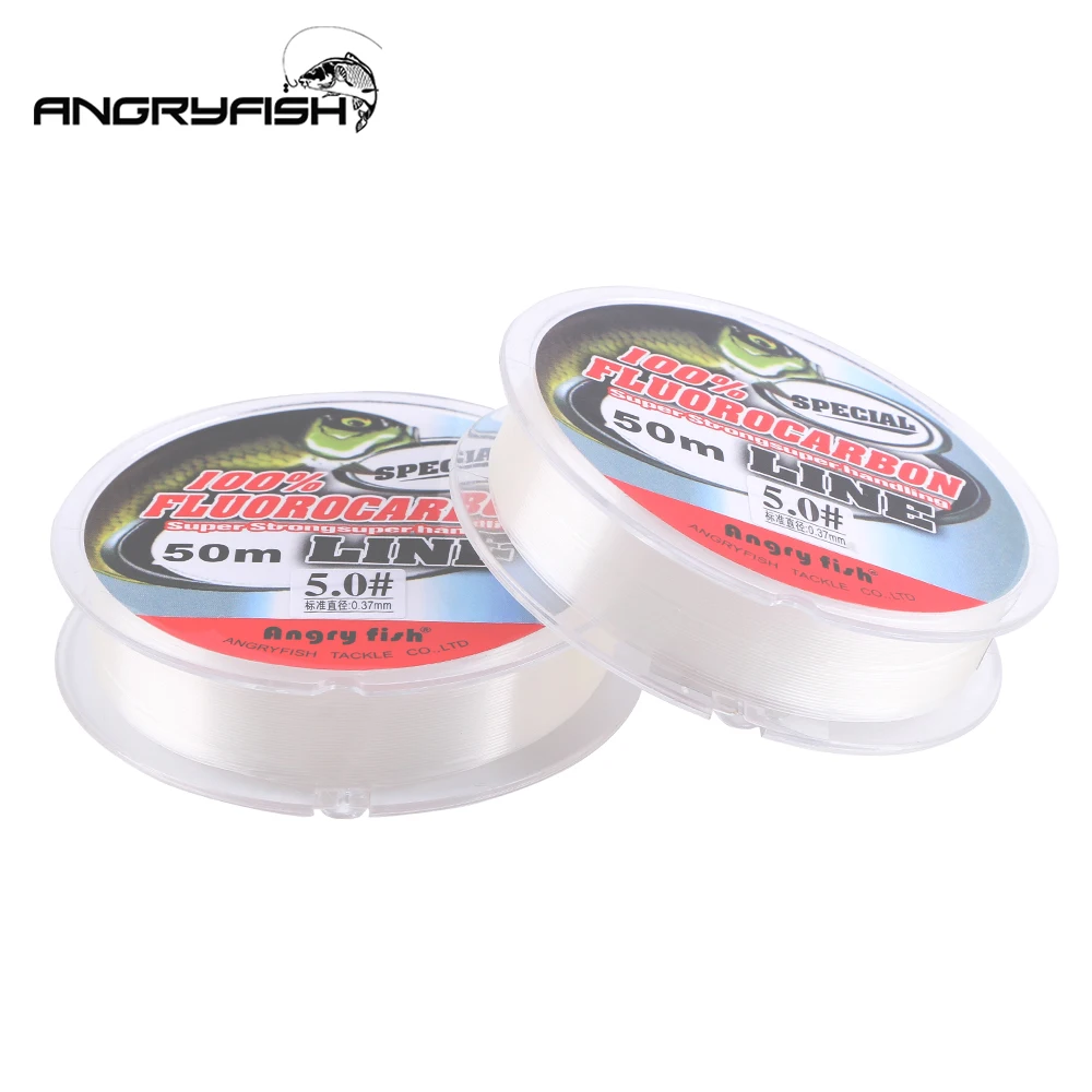 Angryfish Fluorocarbon Fishing Line 50