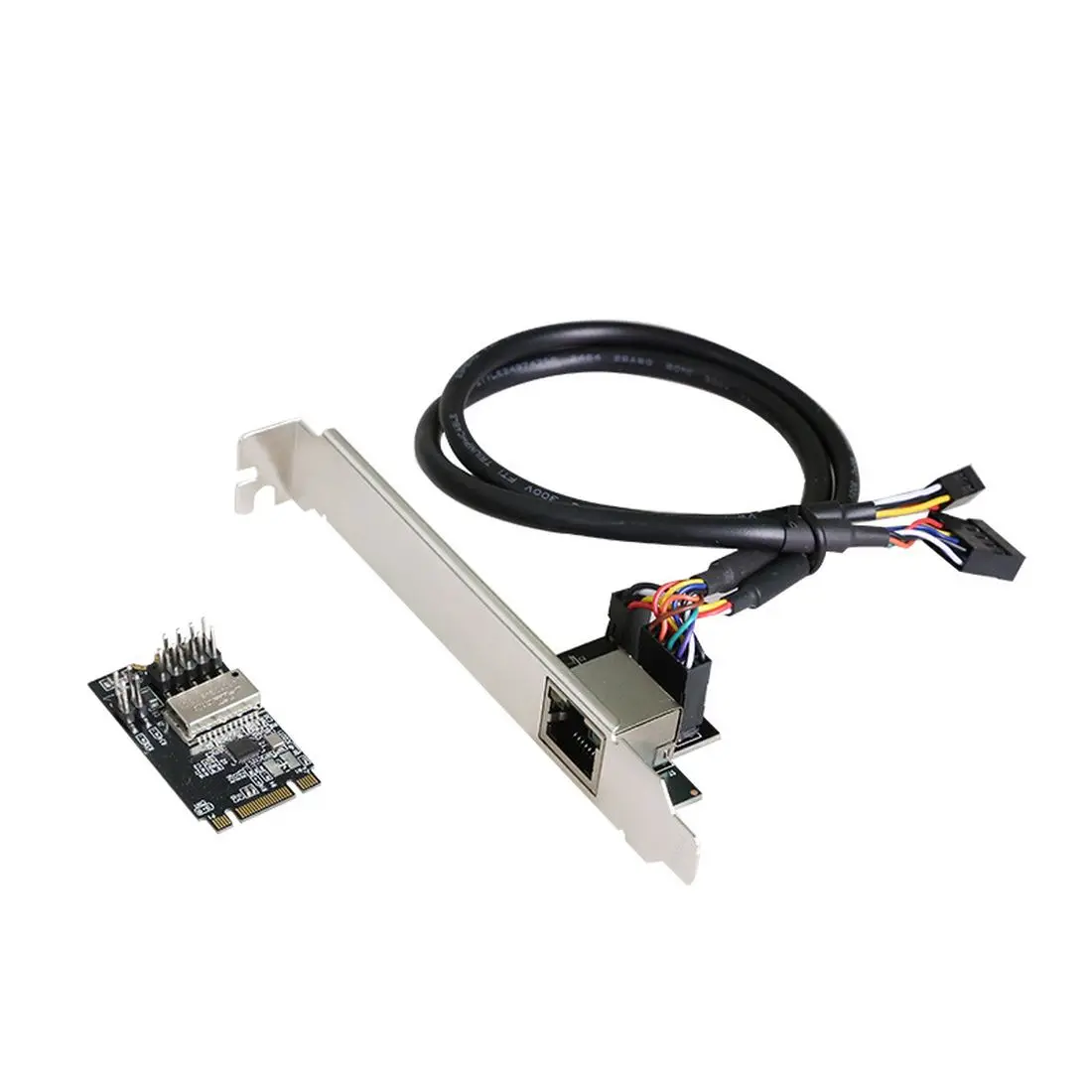 Адаптер M.2 B-Key M-key для RJ45 Ethernet 1000 Мбит/с/мини PCIE гигабитная сетевая карта адаптера с