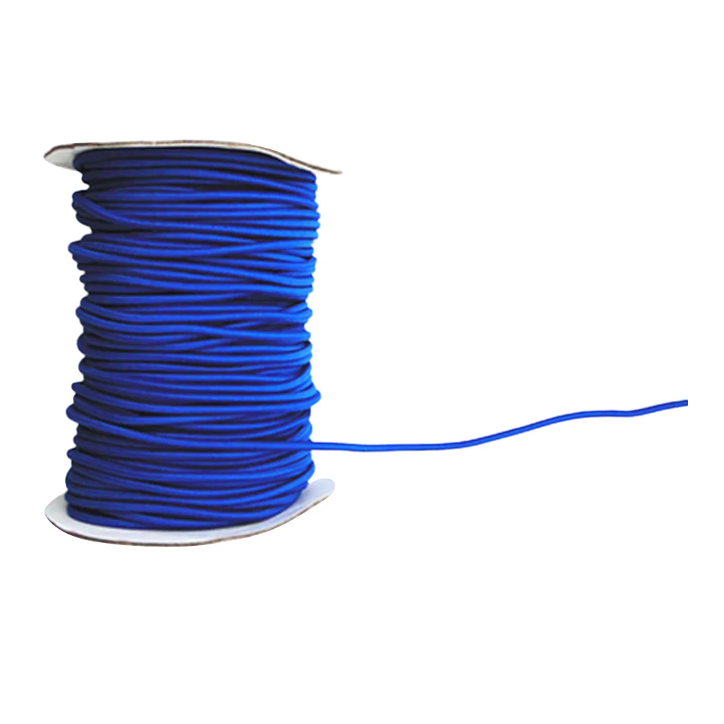 4mm 1/3/5/10m Elastic Bungee Rope Strong Shock Cord - Heavy Duty Kayak Tie Down