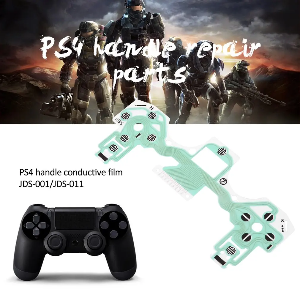 Geleidende sled regulátor toetsenbord flex kabel pcb JDS-001 JDS-011 slanke printplaat vervanging knoppen voor sony PS4 stuk