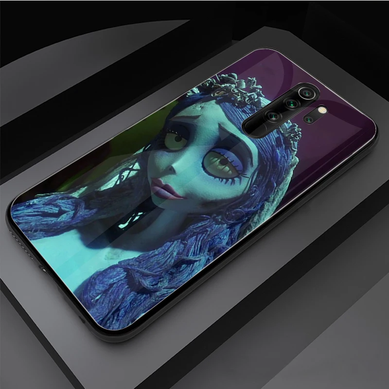 corpse bride Tempered Glass Phone Case For Redmi Note 5 6 7 8 Pro Note8T Note9S Redmi8 9 Cover Shell xiaomi leather case custom