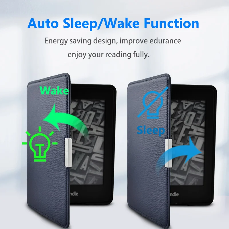 Slim original Cover for Amazon Kindle Paperwhite 1 2 3 Case 6'' E-reader Leather case for Kindle Paperwhite E-book