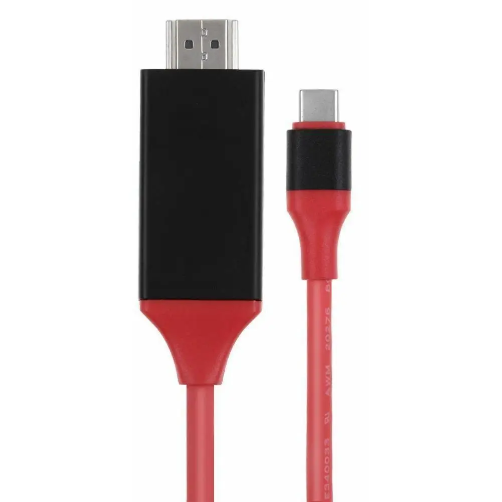 

2M USB C 3.1 to HDMI 4K Adapter Cables Type C to HDMI USB-C For Samsung Cable Xiaomi Galaxy HDMI MacBook 9 Huawei S9/S8/Not V7H8