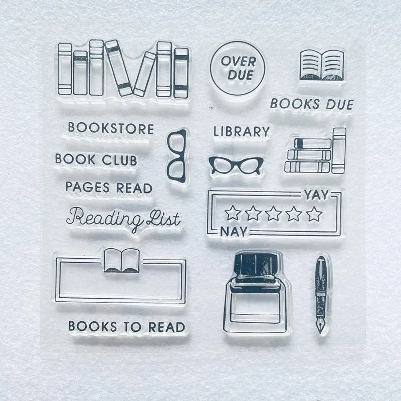 book planner ink clear stamp Transparent Silicone Stamp For