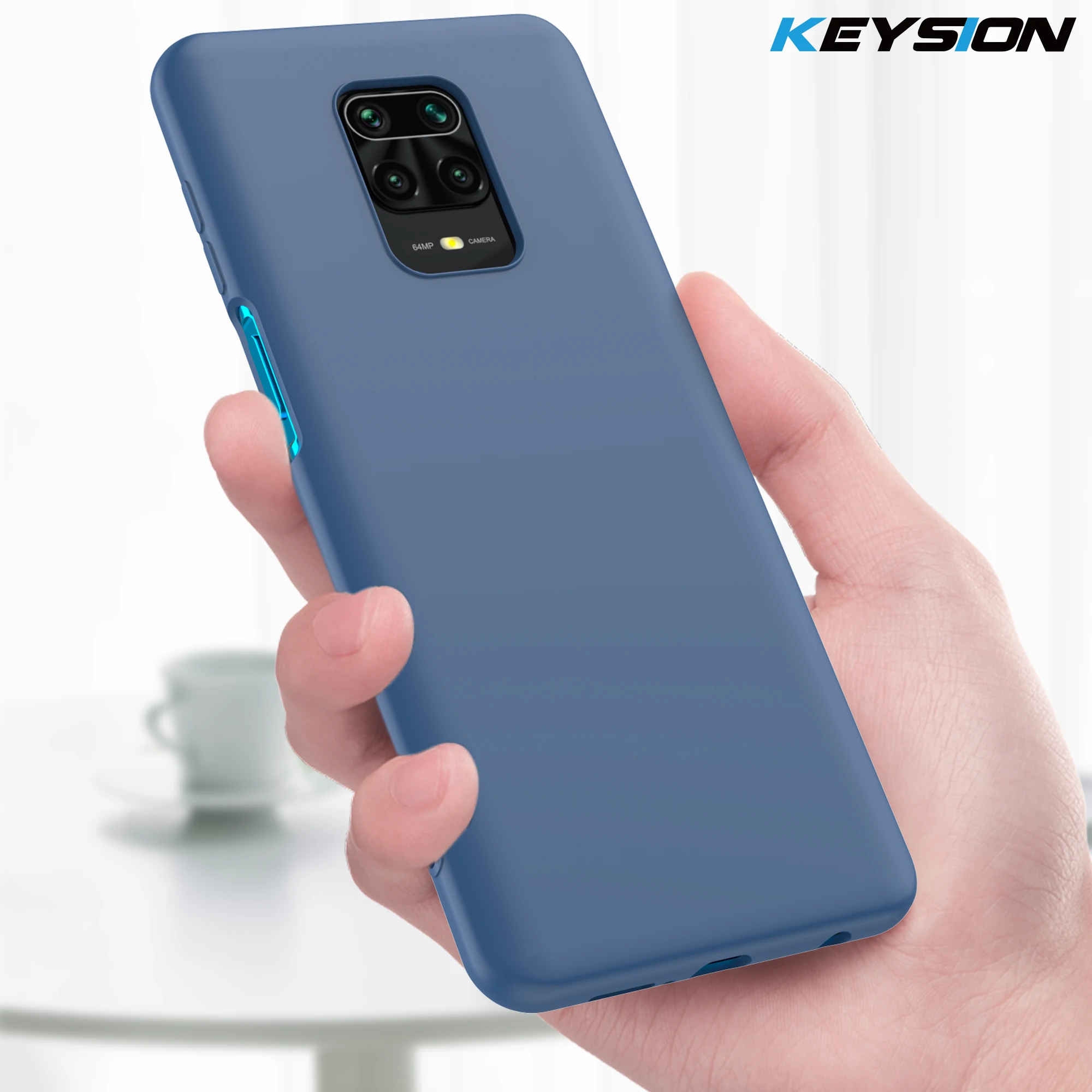 

KEYSION Liquid Silicone Case for Redmi Note 9S 9 Pro Max 7 8 Pro 8a 8T K30 K20 Phone Cover for Xiaomi Mi 10 Mi9 Lite Mi 9T A2 A3