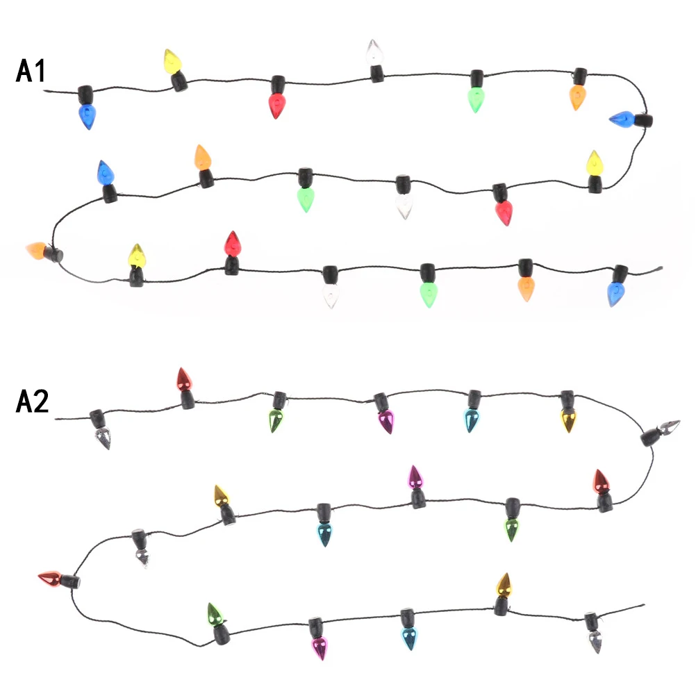 

Colorful Led String Light For Wedding Xmas Party 0.5m Doll House Decorating Creative Props Waterproof Christmas Light