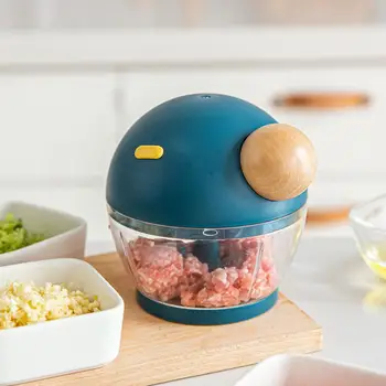 

MZDF 500ml Manual Meat Grinder Fruit Vegetable Shredder Slicer Garlic Chopper Mincer Mixer Blender Tool Kitchen Accessories
