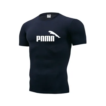 

Brand Compression Shirts Short Sleeve Men Training Tshirt Mens Running T shirt GYM Jogging Sports Shirt MMA Tight Sportswear