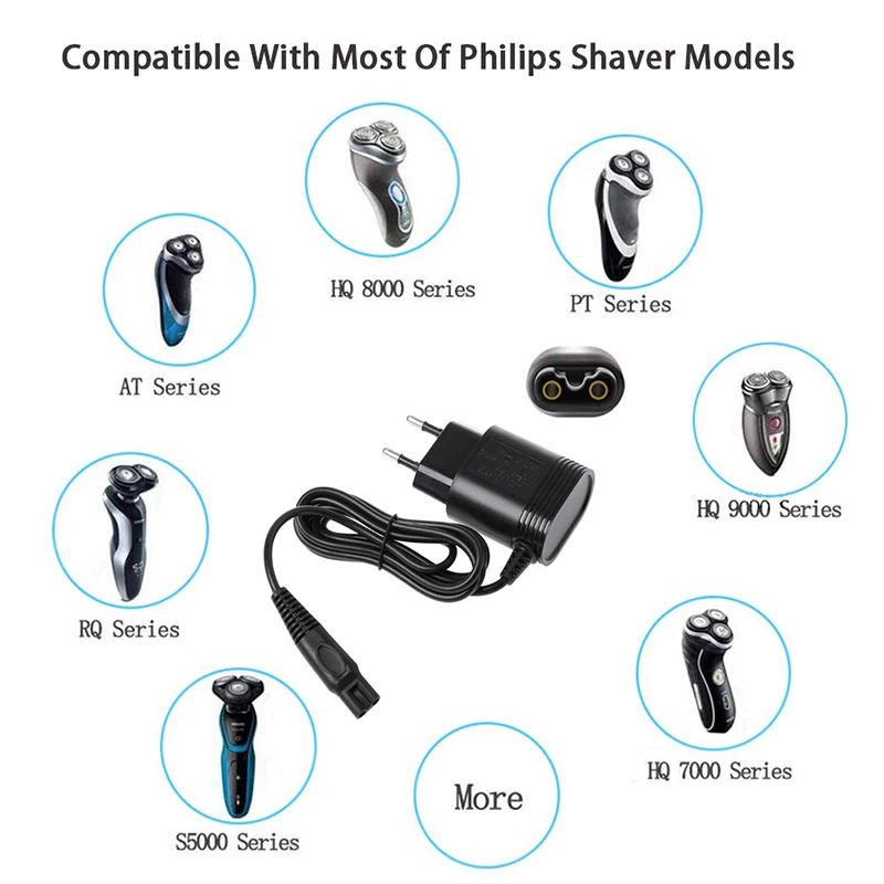 Super Power Supply® Wall Charger for Philips Norelco Electric Shaver HQ9000 