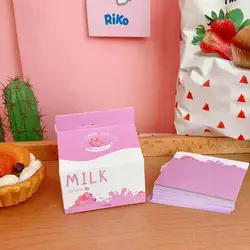 Bloc Notes en Carton avec lait, 230 feuilles/boîte, Kawaii, bloc Notes, liste à l'école, papeterie décorative, Do Notebook, bureau, mignon, G6s1 