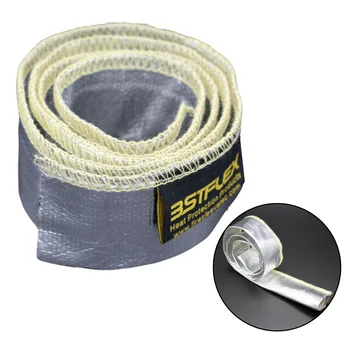 

Car Metal Heat Shield Sleeve Insulated Wire Hose Cover Wrap Loom Tube 12mm Auto Accessories