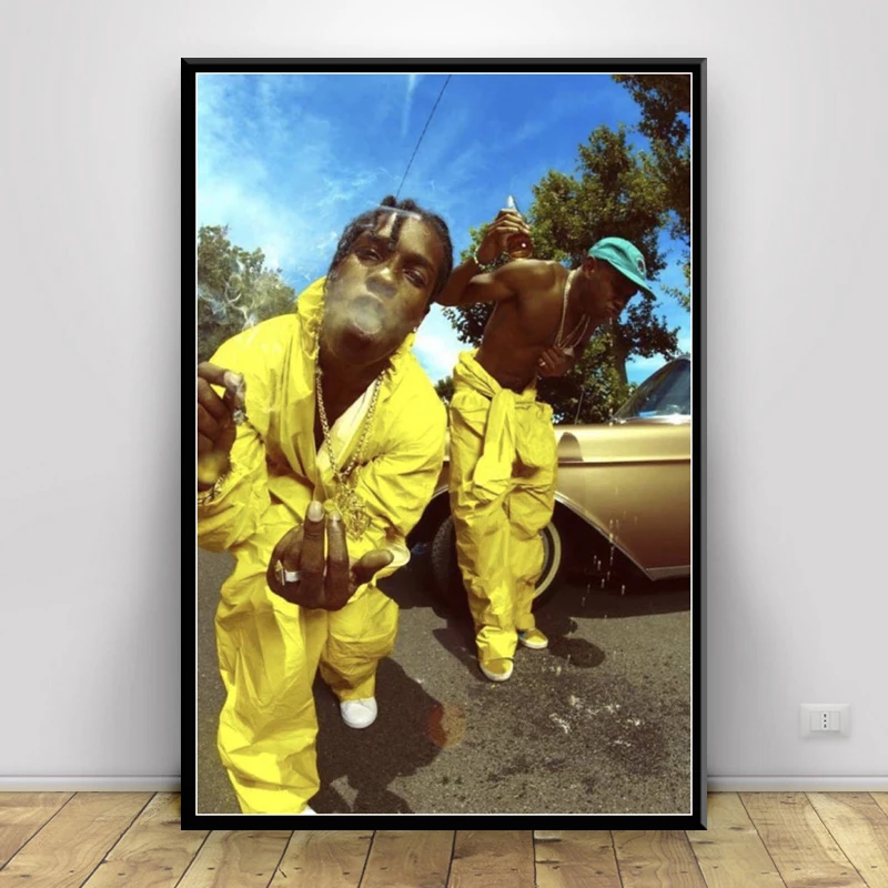 

G281 Art Decor A$AP Rocky Tyler The Creator Hip Hop Music Star Wall Art Canvas Painting Silk Poster