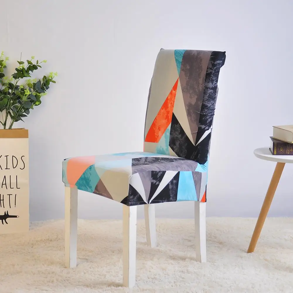 

Chair Covers Spandex Kitchen Chair Cover Dining Seat Cover Slipcover Chair Furniture Cover Anti-Dust housse de chaise Removable