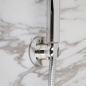 

Shower Head Holder Wall Mounted Bathroom Shower Suction Base Bracket Rack