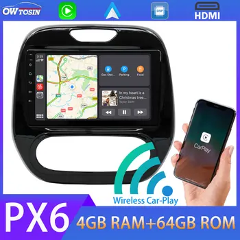 

PX6 4G+64G Android 9.0 Car Multimedia Player For Renault Captur 2011-2019 Bluetooth 5.0 TDA7850 5*USB Auto Stereo GPS Navi Radio