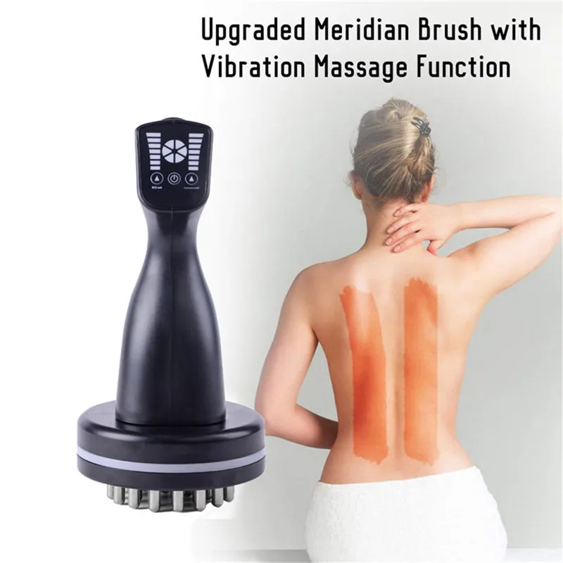 

Microcurrent Meridian Scrape Infrared Body Detoxification Massage Comb Regimen Dredging Warm Brush Shape Promote Blood Relaxing