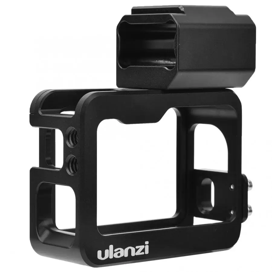 Ulanzi V3 Pro металлическая клетка Расширенная рамка держатель микрофона адаптер с холодным башмаком крепление для GoPro 5 6 7 аксессуары для спортивной камеры