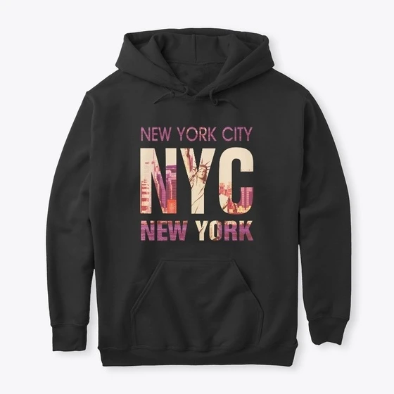 caja registradora Impuestos Salida Sudadera con capucha de la ciudad de Nueva York, Estados Unidos, Nyc,  Sepia, Gildan|Sudaderas con capucha y sudaderas| - AliExpress