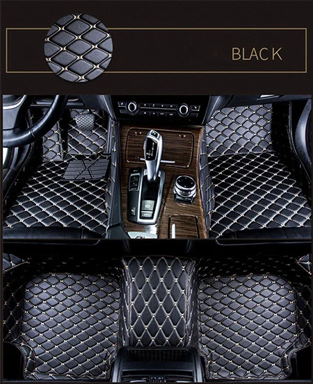 Автомобильные коврики для Lexus, все модели ES IS LS RX NX, GX, GTH, GS, LX, автомобильные аксессуары для укладки, автомобильные коврики на заказ - Название цвета: Black beige