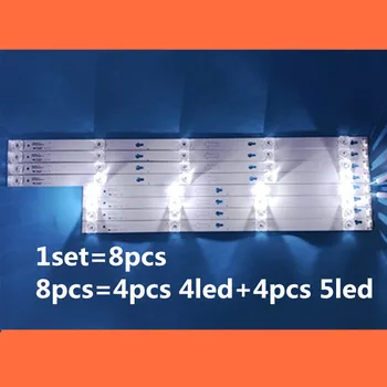 

8pcs LED Backlight strip Lamp For TCL L55P2-UD YHE-4C-LB5504-YH01J LVU550CS0T 4C-LB5505-HR04J LB5504-HR13J B55A858U L55F3800A