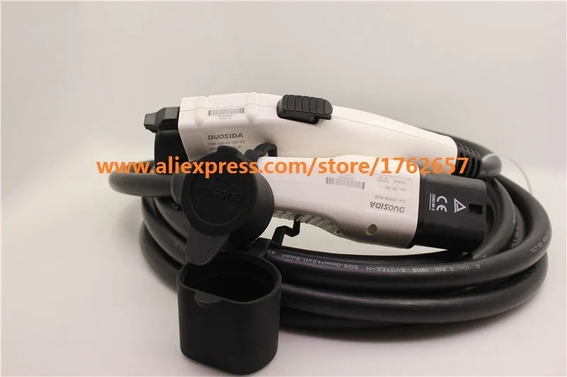 16A SAE J1772 IEC 62196 2 Тип 1 разъем ev 5 м черный шнур EV зарядное устройство для