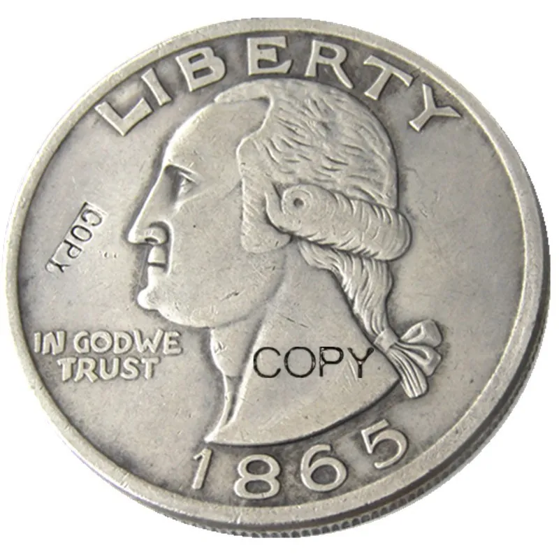Нам 1865 Washington головой Серебряный копия доллара монета | Дом и сад