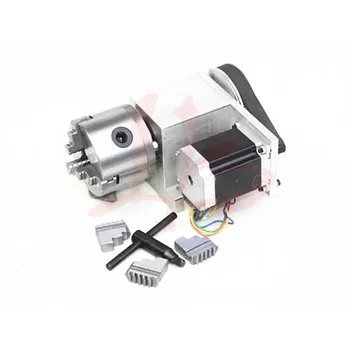 

3 Jaw 80mm chuck CNC 4th rotary Axis 5M-6-80A CNC dividing head